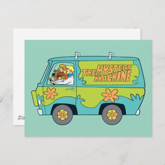 De Mystery Machine Linkerzijde Briefkaart (Voorkant / Achterkant)