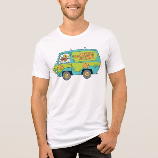De Mystery Machine Linkerzijde Tri-Blend Shirt (Voorkant)