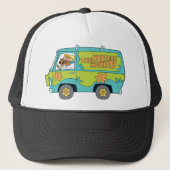 De Mystery Machine Linkerzijde Trucker Pet (Voorkant)