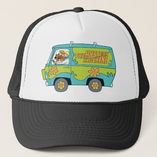 De Mystery Machine Linkerzijde Trucker Pet (Voorkant)