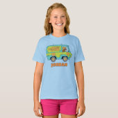 De Mystery Machine Rechterkant T-shirt (Voorkant volledig)