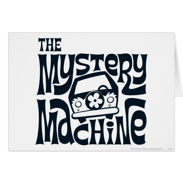 De Mystery Machine Retro Logo (Voorkant Horizontaal)