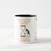 "De MyStery-mok oplossen" Tweekleurige Koffiemok (Center)