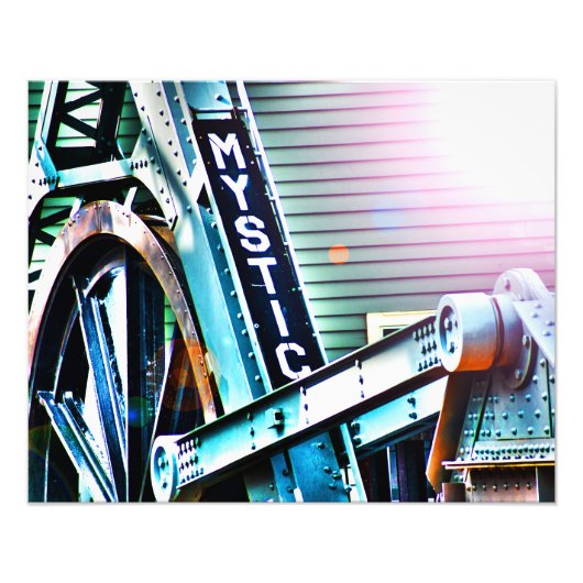 De Mystic River Drawbridge zoals ik ze zie Foto Afdruk (Voorkant)