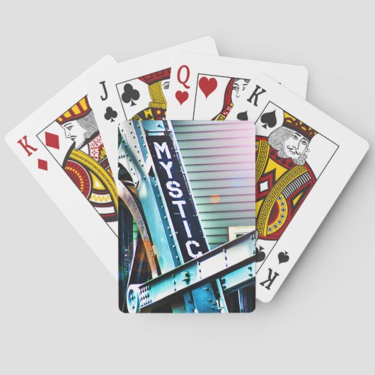 De Mystic River Drawbridge zoals ik ze zie Pokerkaarten (Achterkant)