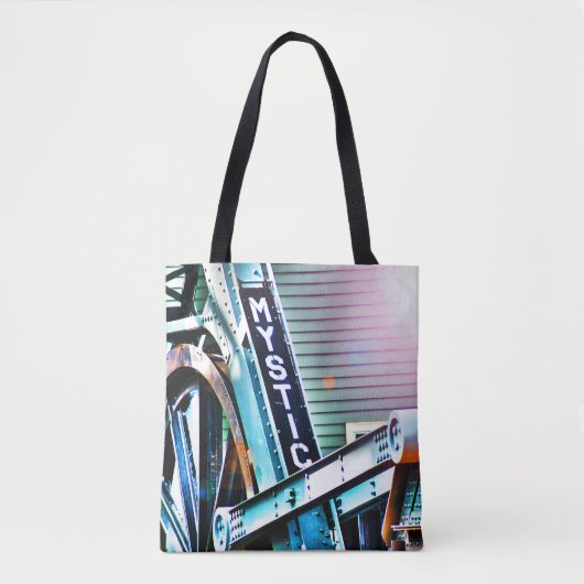 De Mystic River Drawbridge zoals ik ze zie Tote Bag (Voorkant)