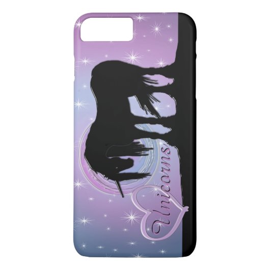 De Mystical Black Unicorn (Pastel Swirl) Case-Mate iPhone Case (Achterkant)