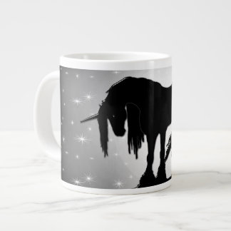 De Mystical Black Unicorn (waze maan) Grote Koffiekop