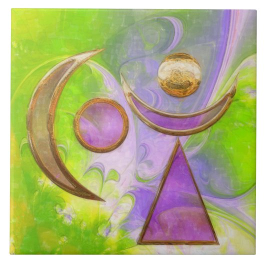 De mystiek tegeltje (Voorkant)