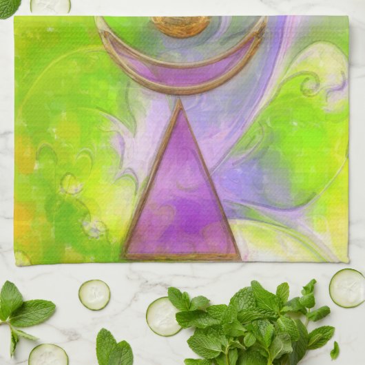 De mystiek theedoek (Gevouwen)