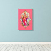 De mystiek van India 11 - omhulde canvas Afdruk (Insitu (Houten vloer))