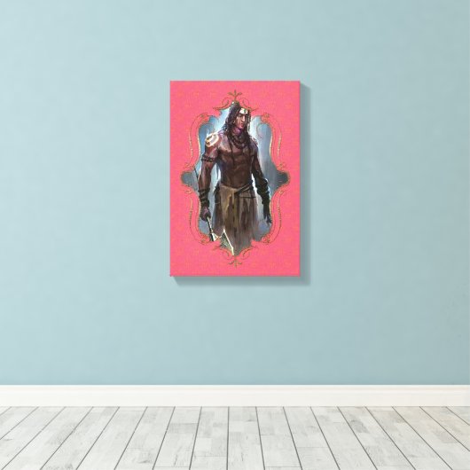 De mystiek van India 13 - omheind canvas (Insitu (Houten vloer))