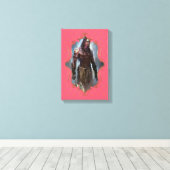 De mystiek van India 13 - omheind canvas Afdruk (Insitu (Houten vloer))