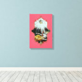 De mystiek van India 14 - omhulde canvas (Insitu (Houten vloer))