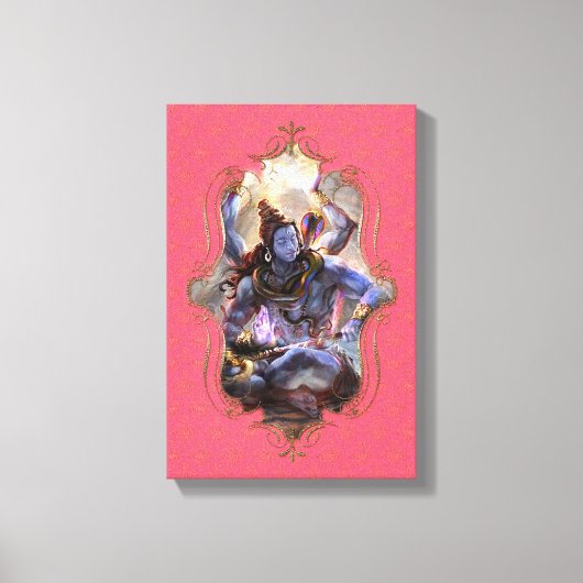 De mystiek van India 16 - omhulde doek Canvas Afdruk (Voorkant)