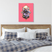 De mystiek van India 16 - omhulde doek Canvas Afdruk (Insitu (Slaapkamer))