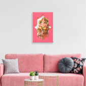 De mystiek van India 23 - omheind canvas Afdruk (Insitu (Woonkamer))