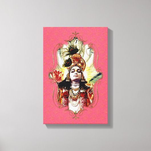 De mystiek van India 24 - omhulde canvas (Voorkant)