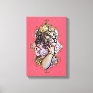 De mystiek van India 25 - omhulde canvas