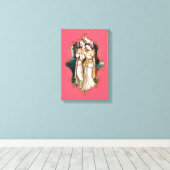 De mystiek van India 26 - omhulde canvas (Insitu (Houten vloer))