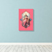 De mystiek van India 27 - omhulde canvas (Insitu (Houten vloer))