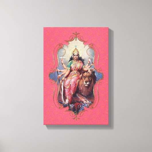 De mystiek van India 27 - omhulde canvas (Voorkant)