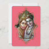 De mystiek van India 27 - Wenskaart Aankondiging (Voorkant)