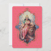 De mystiek van India 28 - Wenskaart Aankondiging (Voorkant)