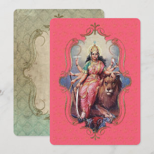 De mystiek van India 28 - Wenskaart Aankondiging