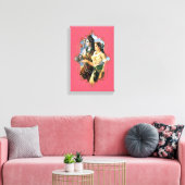 De mystiek van India 30 - omheind canvas Afdruk (Insitu (Woonkamer))