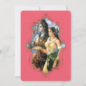 De mystiek van India 31 - Wenskaart Aankondiging (Voorkant)