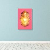 De mystiek van India 33 - omheind canvas (Insitu (Houten vloer))