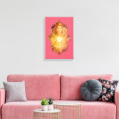De mystiek van India 33 - omheind canvas Afdruk (Insitu (Woonkamer))
