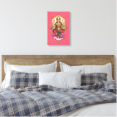 De mystiek van India 34 - omheind canvas Afdruk (Insitu (Slaapkamer))