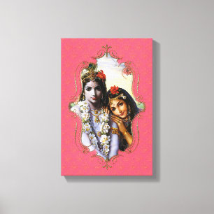 De mystiek van India 35 - omheind canvas Afdruk