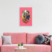 De mystiek van India 37 - omheind canvas Afdruk (Insitu (Woonkamer))