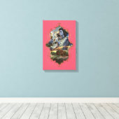 De mystiek van India 38 - omheind canvas Afdruk (Insitu (Houten vloer))