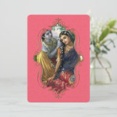 de mystiek van India 38 - Wenskaart Aankondiging (Staand voorkant)