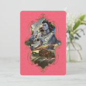 de mystiek van India 39 - Wenskaart Aankondiging (Staand voorkant)