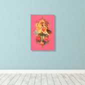 De mystiek van India 40 - omgepakt Canvas Afdruk (Insitu (Houten vloer))