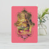 De mystiek van India 40 - Wenskaart Aankondiging (Staand voorkant)