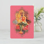 De mystiek van India 41 - Wenskaart Aankondiging (Staand voorkant)