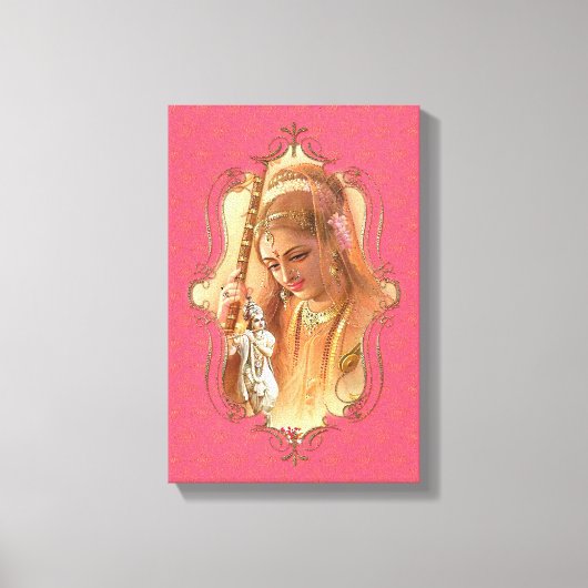 De mystiek van India 43 - omheind canvas (Voorkant)