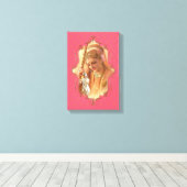 De mystiek van India 43 - omheind canvas Afdruk (Insitu (Houten vloer))