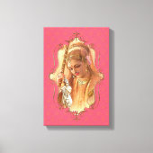 De mystiek van India 43 - omheind canvas Afdruk (Voorkant)