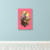 De mystiek van India 44 - omhulde canvas (Insitu (Houten vloer))