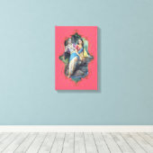 De mystiek van India 45 - omhulde canvas (Insitu (Houten vloer))