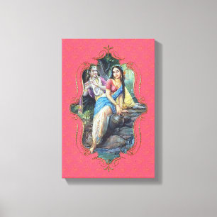 De mystiek van India 45 - omhulde canvas