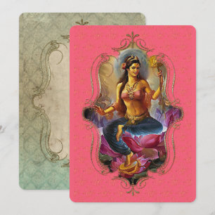 de mystiek van India 47 - Wenskaart Aankondiging