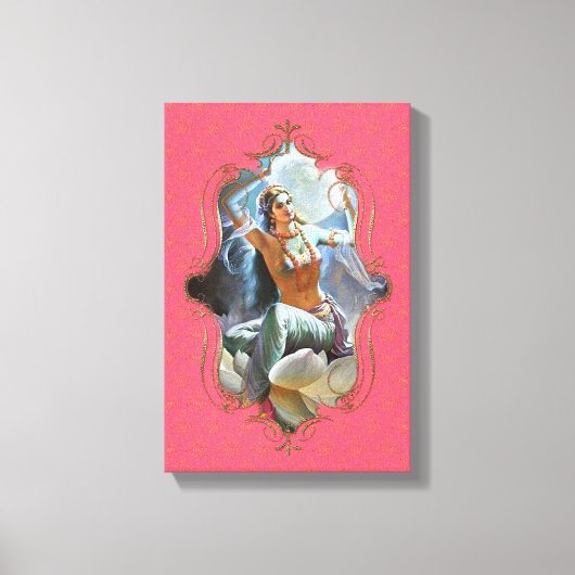 De mystiek van India 49 - omheind canvas (Voorkant)